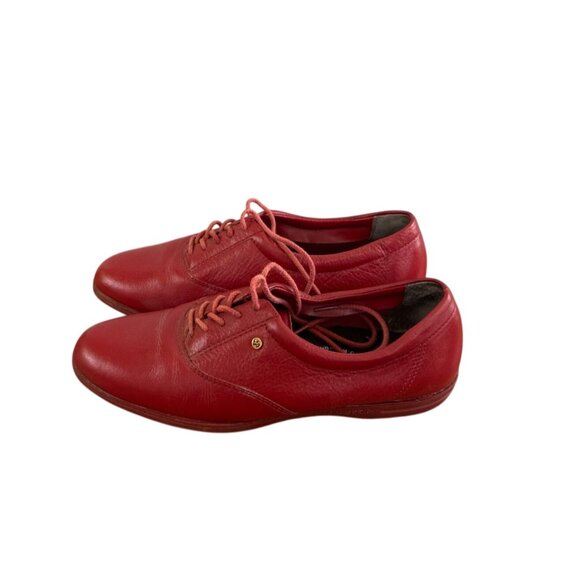 Easy Spirit  7.5 AA  Anti-gravity Motion Women's Lace Up Comfy Shoes Red - Picture 3 of 9